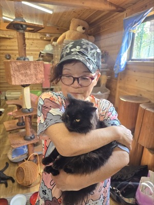 Masakazu during his time at Nyan-Nyan no Sato